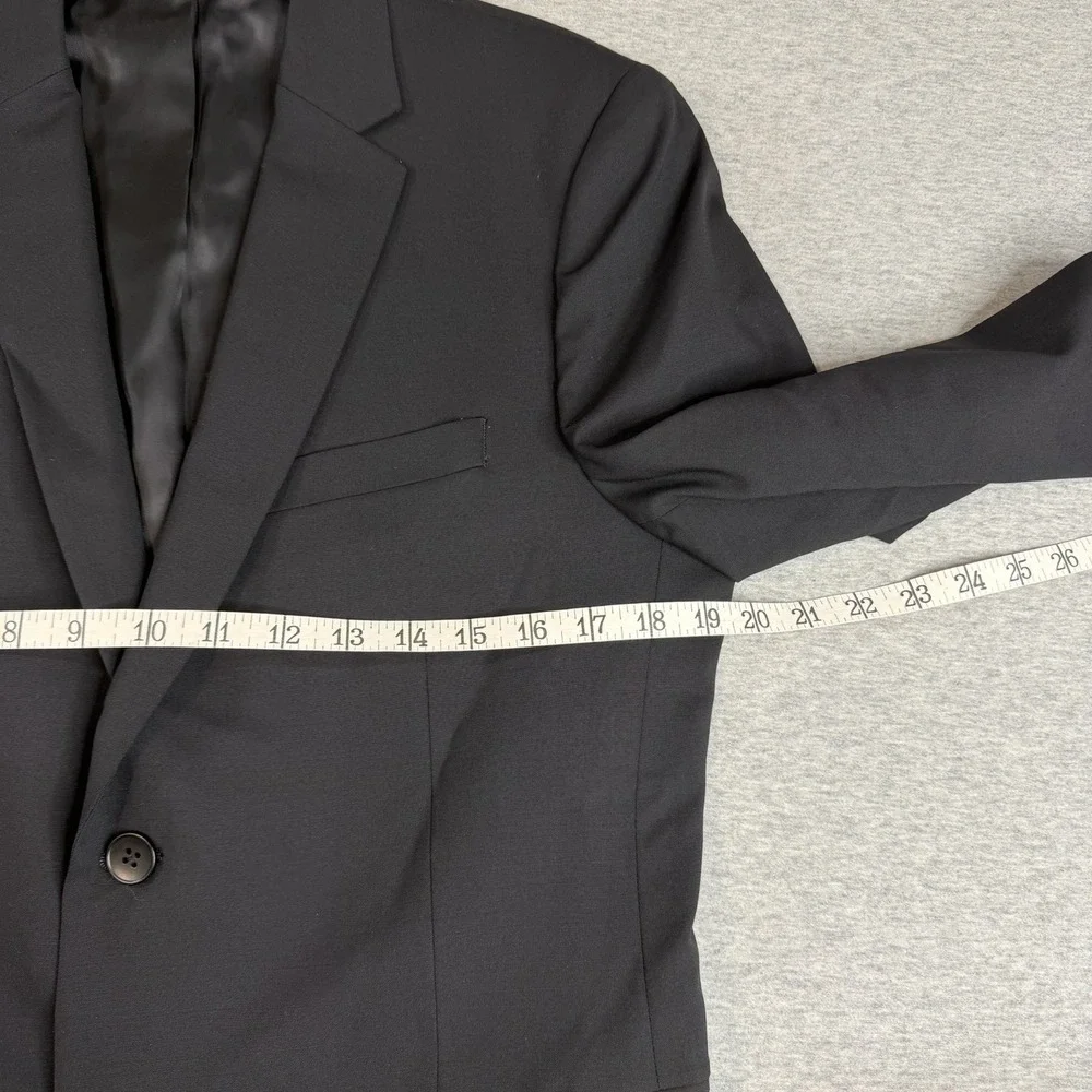 Theory Men Black Chambers Slim-Fit Tuxedo Blazer Suit Jacket Sport Coat Size 40S